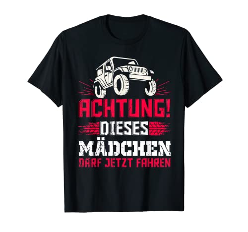 Fahranfänger Mädchen Führerschein Bestandene Fahrprüfung T-Shirt Fahranfänger Mädchen Führerschein Bestandene Fahrprüfung T-Shirt von Führerscheinprüfung Bestanden Fahrschule Geschenke