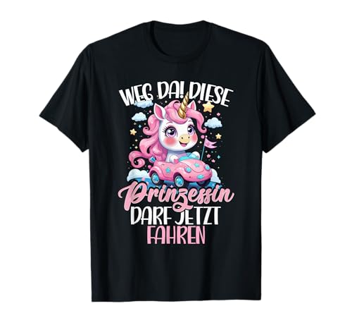 Führerschein Bestanden Geschenk Mädchen Fahrprüfung T-Shirt von Führerscheinprüfung Geschenkidee Auto