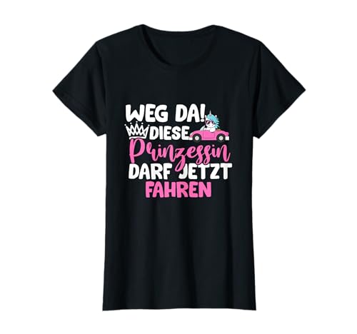 Damen Führerschein Geschenk Fahrprüfung Bestanden Einhorn Mädchen T-Shirt Damen Führerschein Geschenk Fahrprüfung Bestanden Einhorn Mädchen T-Shirt von Führerscheinprüfung Geschenkidee für Autofahrer