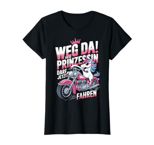 Damen Führerschein Fahrprüfung Bestanden Mädchen Motorrad T-Shirt Damen Führerschein Fahrprüfung Bestanden Mädchen Motorrad T-Shirt von Führerscheinprüfung Motorrad Geschenk