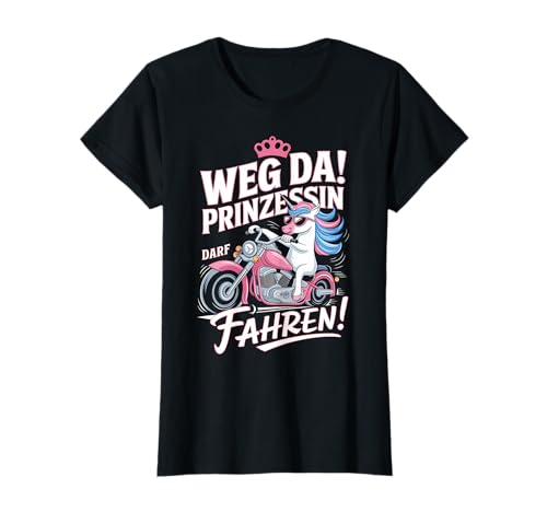 Damen Führerschein Fahrprüfung Bestanden Mädchen Motorrad T-Shirt von Führerscheinprüfung Motorrad Geschenk