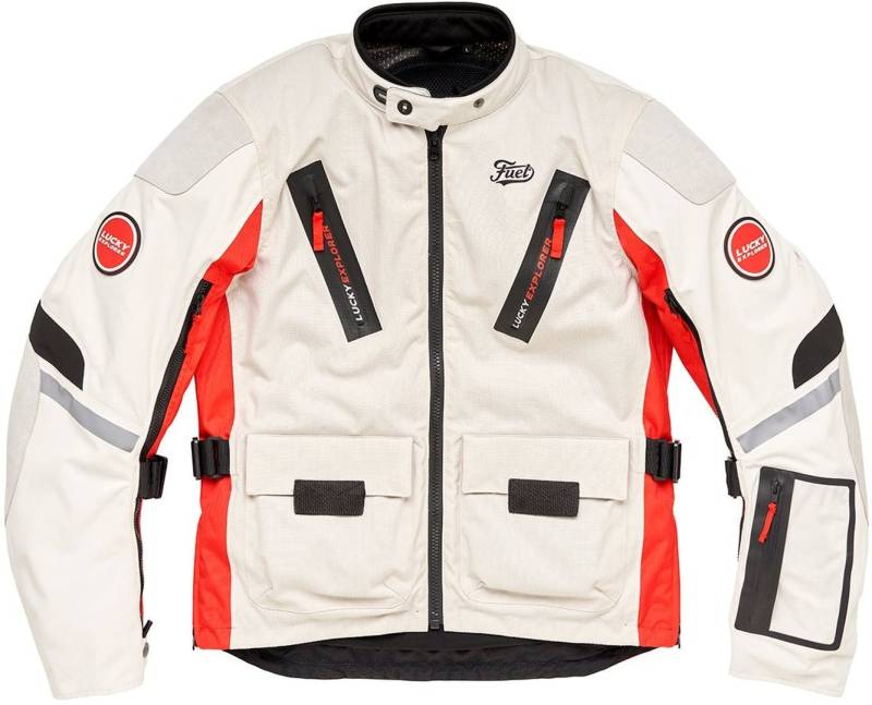 Fuel Motorradjacke Astrail Lucky Explorer Motorrad Textiljacke von Fuel