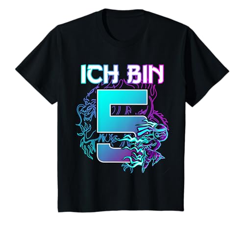 Kinder Fünfter Geburtstag Junge 5 Jahre alt Fünfähriger Ninja T-Shirt Kinder Fünfter Geburtstag Junge 5 Jahre alt Fünfähriger Ninja T-Shirt von Fünfter Geburtstag 5 Jahre alt Geschenk