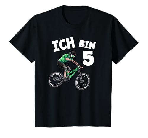 Kinder Ich bin 5 Jahre Mountainbike 5. Geburtstag T-Shirt Kinder Ich bin 5 Jahre Mountainbike 5. Geburtstag T-Shirt von Fünfter Geburtstag Junge Mädchen Geschenke