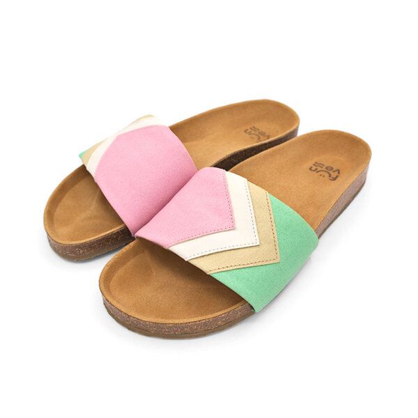 Fünve Vegane Slides mit Fußbett | Damen von Fünve