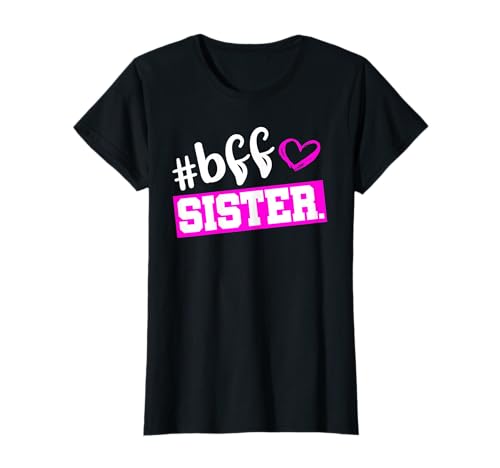 Für BFF Geschenke & Für beste Freundinnen Geschenk BFF Sister Beste Freundin für Zwei BFFS Mädchen Partner-Look T-Shirt Schwarz S Klassische Passform U-Ausschnitt Kurzarm Damen Mädchen Für BFF Geschenke & Für beste Freundinnen Geschenk BFF Sister Beste Freundin für Zwei BFFS Mädchen Partner-Look T-Shirt Schwarz S Klassische Passform U-Ausschnitt Kurzarm Damen Mädchen von Für BFF Geschenke & Für beste Freundinnen Geschenk