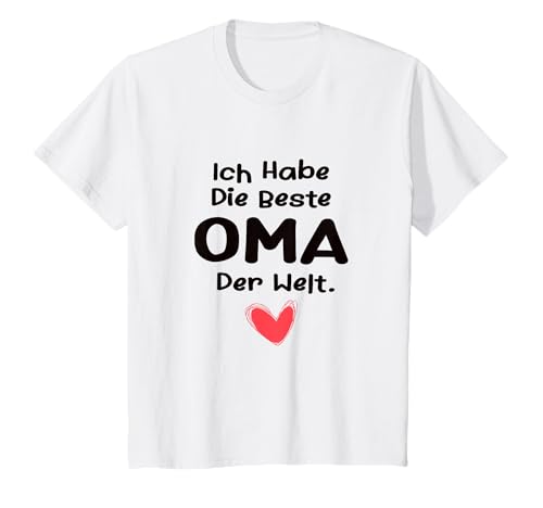 Ich habe die beste Oma der Welt Kinder Mädchen & Junge T-Shirt Ich habe die beste Oma der Welt Kinder Mädchen & Junge T-Shirt von Für Enkel & Enkelin von Großmutter Oma Geschenk