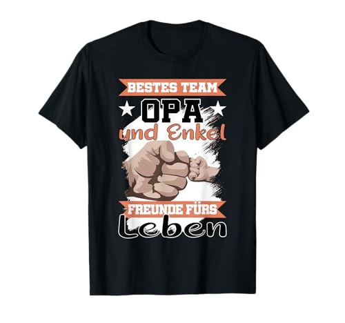 Bester Opa und Enkel-Kind Partnerlook lustig mit Spruch T-Shirt von Für den besten Opa der Welt Opa und Enkel