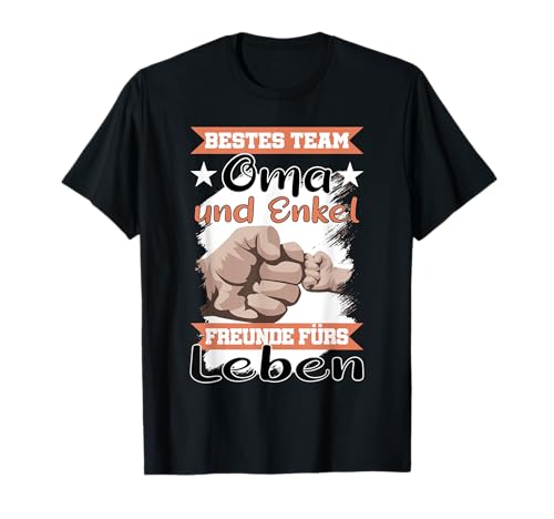 Beste Oma und Enkel-Kind Enkelsohn Partnerlook lustig Spruch T-Shirt Beste Oma und Enkel-Kind Enkelsohn Partnerlook lustig Spruch T-Shirt von Für die beste Oma der Welt und Enkel-Kind