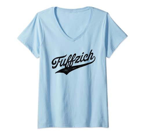Damen Fuffzich T-Shirt mit V-Ausschnitt Damen Fuffzich T-Shirt mit V-Ausschnitt von Fuffzich Shop