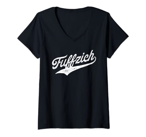 Damen Fuffzich T-Shirt mit V-Ausschnitt Damen Fuffzich T-Shirt mit V-Ausschnitt von Fuffzich Shop