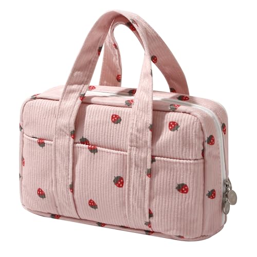 Fufumin Großes Federmäppchen, extra großes Federmäppchen, breite Öffnung, 5 Fächer, weiches Cord-Federmäppchen, Stiftetasche, Organizer, niedlich, ästhetisch, Schulbedarf für Mädchen und Kinder, Eine Fufumin Großes Federmäppchen, extra großes Federmäppchen, breite Öffnung, 5 Fächer, weiches Cord-Federmäppchen, Stiftetasche, Organizer, niedlich, ästhetisch, Schulbedarf für Mädchen und Kinder, Eine von Fufumin