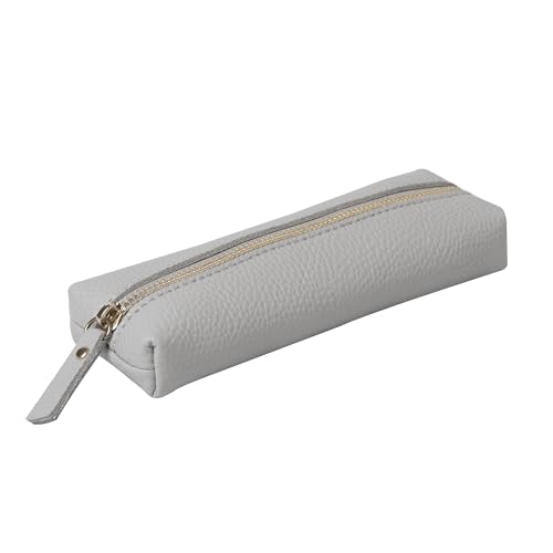 Fufumin PU-Federmäppchen, tragbar, Schreibwaren-Tasche, großes Fassungsvermögen, Kosmetik-Organizer-Tasche für Schule, Büro, Frau, Mann, grau, Niedliches Federmäppchen, ästhetisches Federmäppchen Fufumin PU-Federmäppchen, tragbar, Schreibwaren-Tasche, großes Fassungsvermögen, Kosmetik-Organizer-Tasche für Schule, Büro, Frau, Mann, grau, Niedliches Federmäppchen, ästhetisches Federmäppchen von Fufumin