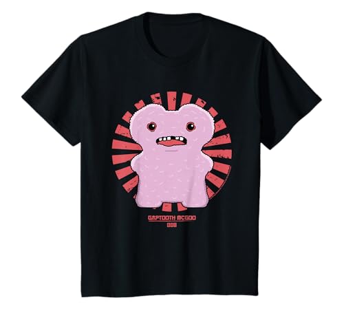 Fuggler Gaptooth McGoo Lilac Retro Japanischer Text Kinder T-Shirt von Fuggler