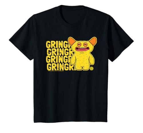 Fuggler Grinsen Gelb Snuggler Monster Text Kids T-Shirt von Fuggler