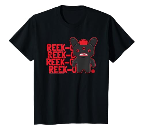 Fuggler Reek-O Black Hairy Fuggs Monster Text für Kinder T-Shirt von Fuggler