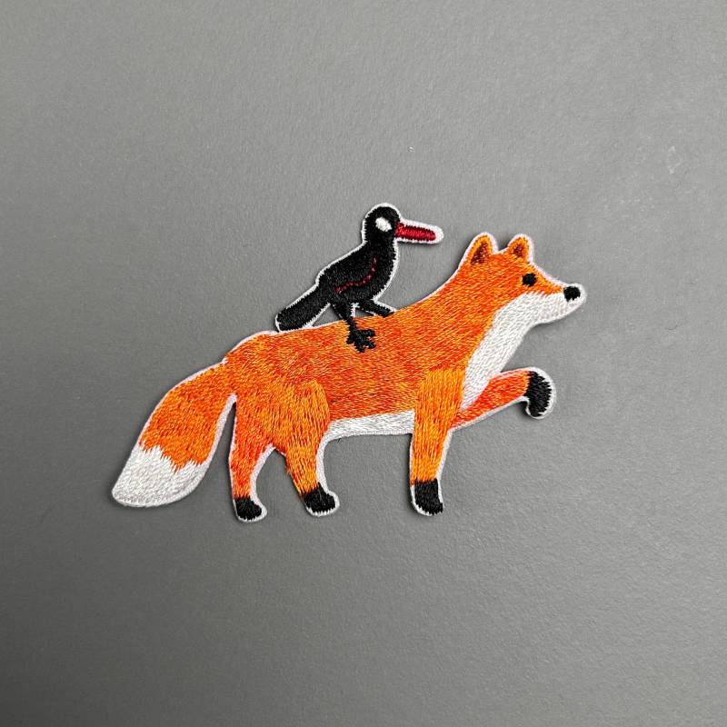 Fuchs Stickerei Aufnäher - Gestickte Patches Zum Nähen, Aufbügeln Applikationen Personalisieren Von Kleidung Taschen Diy Textilien Fuchs Stickerei Aufnäher - Gestickte Patches Zum Nähen, Aufbügeln Applikationen Personalisieren Von Kleidung Taschen Diy Textilien von FuguSocken
