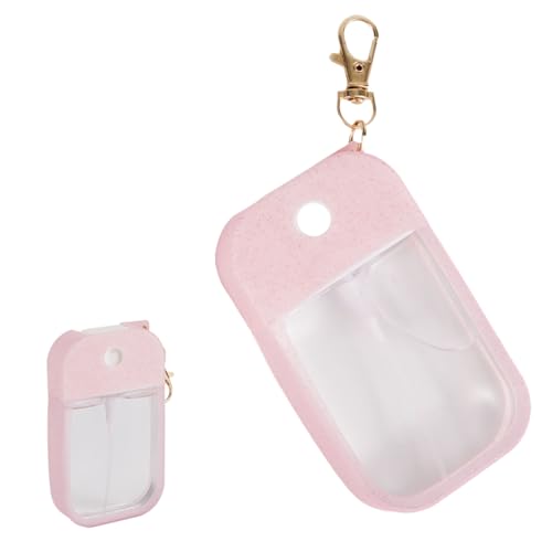 Fukaisu Handdesinfektionsspray Etui für Touchland, Silikonhülle mit Schlüsselanhänger Tragbares Handdesinfektionsspray Zubehör für Frauen Auf Reisen Fukaisu Handdesinfektionsspray Etui für Touchland, Silikonhülle mit Schlüsselanhänger Tragbares Handdesinfektionsspray Zubehör für Frauen Auf Reisen von Fukaisu