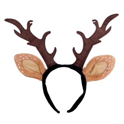Hirsch Stirnband, Entzückendes Braunes Hirschgeweih Stirnband Lustige Weihnachts Haar Accessoires für Weihnachtsparty Foto Requisite Hirsch Stirnband, Entzückendes Braunes Hirschgeweih Stirnband Lustige Weihnachts Haar Accessoires für Weihnachtsparty Foto Requisite von Fukaisu