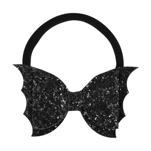 Schwarzer Fledermaus-Schleifen-Haarreif für Kinder, Glitzerndes Halloween-Haargummi Elastischer Haarschmuck Süßes Fledermausflügel-Haaraccessoire für Halloween-Kostüm Geburtstagsfeier Deko Schwarzer Fledermaus-Schleifen-Haarreif für Kinder, Glitzerndes Halloween-Haargummi Elastischer Haarschmuck Süßes Fledermausflügel-Haaraccessoire für Halloween-Kostüm Geburtstagsfeier Deko von Fukaisu