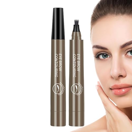 Augenbrauen-Microblading-Stift, Wasserfester Stift Mit 4 Gabelspitzen Für Augenbrauen, Flüssiger Augenbrauenstift, Langlebiger Augenbrauen-Microblading-Stift, Augenbrauen-Make-up Augenbrauen-Microblading-Stift, Wasserfester Stift Mit 4 Gabelspitzen Für Augenbrauen, Flüssiger Augenbrauenstift, Langlebiger Augenbrauen-Microblading-Stift, Augenbrauen-Make-up von Fukamou
