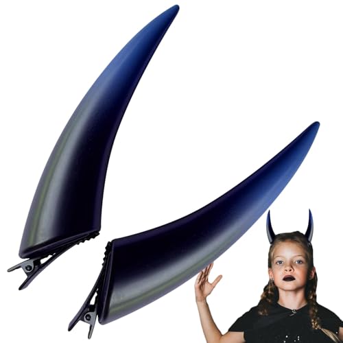 Fukamou Clip Auf Teufelshörnern,Gothic Teufelshörner - Frauen Dämon Vampir -Kopfschmuck - Gothic-Teufelskostüm, Halloween-Cosplay-Kopfbedeckungszubehör, Gruseliges Und Lustiges Hörner-Cosplay Für Fukamou Clip Auf Teufelshörnern,Gothic Teufelshörner - Frauen Dämon Vampir -Kopfschmuck - Gothic-Teufelskostüm, Halloween-Cosplay-Kopfbedeckungszubehör, Gruseliges Und Lustiges Hörner-Cosplay Für von Fukamou