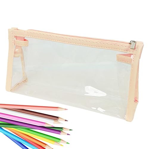 Fukamou Federmäppchen | Niedliche Transparente Tasche Für Die Organisation Von Bleistiften - Schulanfang-Briefpapier-Organisation Für -Schüler, Großer Bleistift-Organizer Für Grund-, Mittel- Und Fukamou Federmäppchen | Niedliche Transparente Tasche Für Die Organisation Von Bleistiften - Schulanfang-Briefpapier-Organisation Für -Schüler, Großer Bleistift-Organizer Für Grund-, Mittel- Und von Fukamou