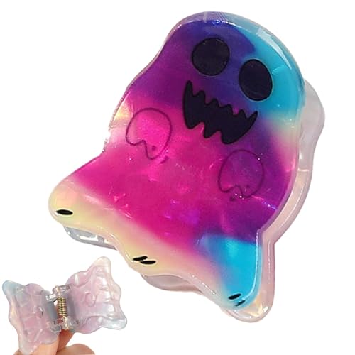 Fukamou Geister-Haarklammer,Klauenklammer Geist | Süße Damen Haarspangen | Halloween-Haarklammern für Frauen und Mädchen, kleine Haarklammern, Haar-Accessoires von Fukamou