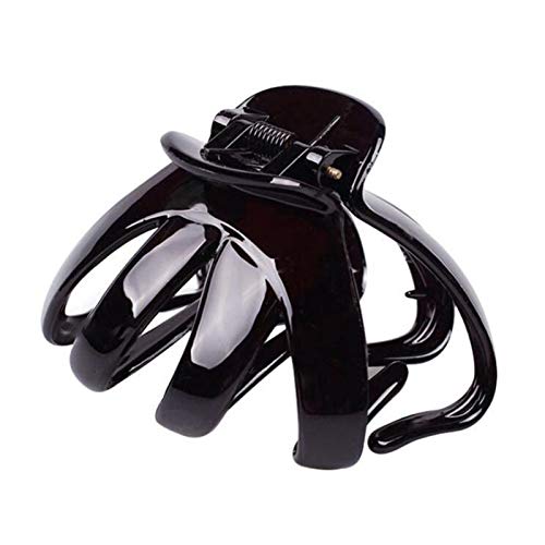 Fukamou Haarklammern Für Langes Haar | Anti-Rutsch-Grip Octopus Claw Haarspangen Für Frauen,Großes Tägliches Frisurzubehör Für -Mädchen, Spinnenclips, Schwarz, Fukamou Haarklammern Für Langes Haar | Anti-Rutsch-Grip Octopus Claw Haarspangen Für Frauen,Großes Tägliches Frisurzubehör Für -Mädchen, Spinnenclips, Schwarz, von Fukamou