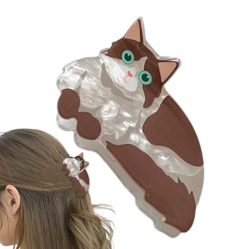Fukamou Katzenkrallen Clip,Katzen Haarspangen, Kleine Lustige Haarklammern - Kleine Tier Haarklammer Für Frauen Und Mädchen, Haarklammer Für Kätzchen, Haarschmuck von Fukamou