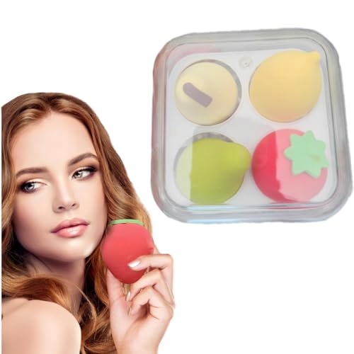 Fukamou Make-up-Schwamm,Mehrfarbige Make-up-Mixer Und Schwämme | High-Definition Foundation Blending Beauty Sponge Für -Creme, Flüssigkeit, Puder, Gesicht, Frauen von Fukamou