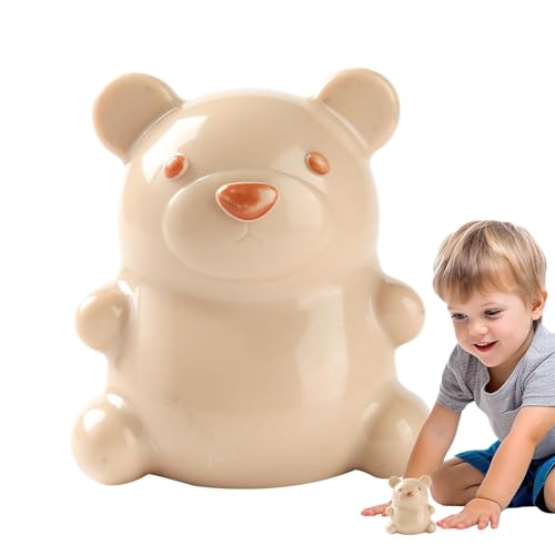 Fukamou Nagelreinigungsbürste,Bear Nagelbürste - Schrubben Reinigen Waschbürsten,Leicht Zu Greifende Nagelbürste Mit Sanften -Borsten Zum Reinigen Der Fingernägel Von Männern Und Frauen von Fukamou