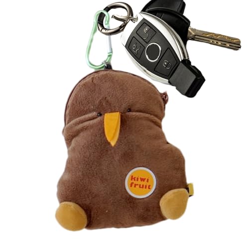 Fukamou Niedliche Plüsch-Münztasche, Süße Geldbörse - Schöne Tier-Plüsch-Geldbörse |, Lustiger Tier-Geldbörsen-Anhänger Für -Damen Und Mädchen von Fukamou