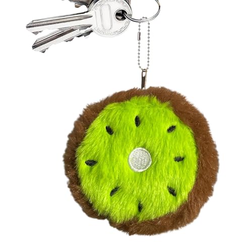 Fukamou -Plüsch-Geldbörse, Plüsch-Münzbeutel - Münzbeutel Und Kleingeldhalter Im Cartoon-Frucht-Design - Kleine -Weiche Geldbörse, Plüschtaschenanhänger, Verschleißfest, Multifunktional, von Fukamou