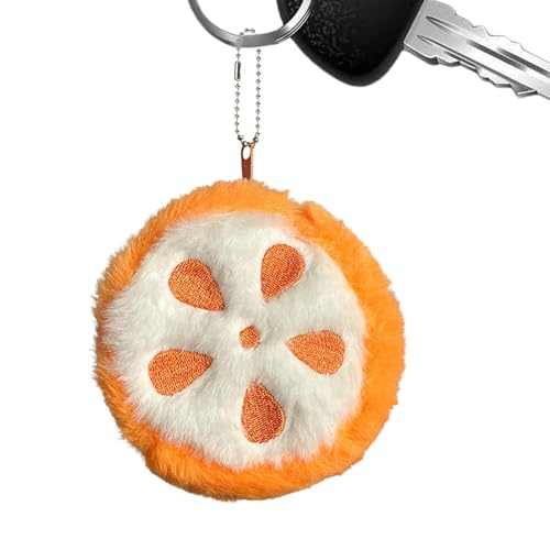 Fukamou -Plüsch-Geldbörse, Plüsch-Münzbeutel - Münzbeutel Und Kleingeldhalter Im Cartoon-Frucht-Design - Kleine -Weiche Geldbörse, Plüschtaschenanhänger, Verschleißfest, Multifunktional, von Fukamou