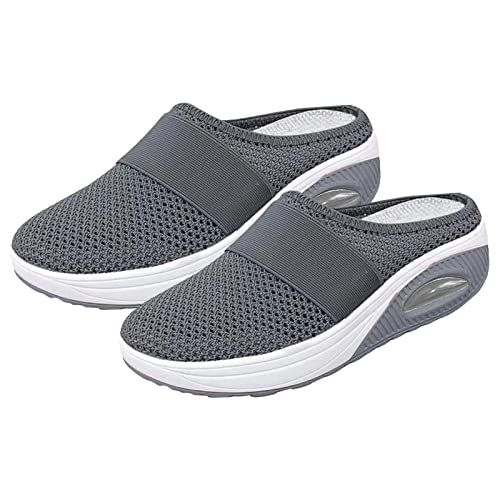 Fukamou Orthopädische Schuhe Damen | Air Cushion Shoes | Outdoor Walking Sneakers | Lässige Slip On Walkingschuhe Sandalen von Fukamou