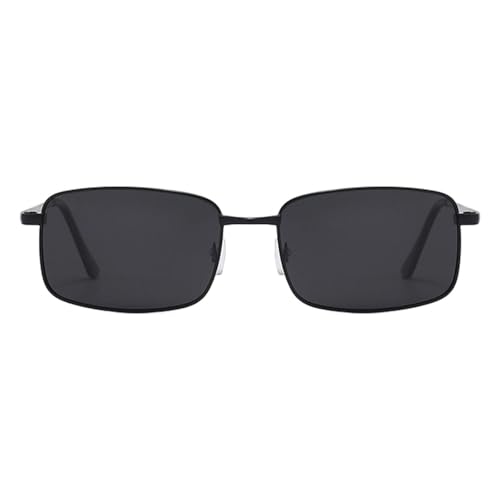Fukamou Polarisierte Sonnenbrillen Herren,Polarisierte, Entspiegelte Fahrerbrille - Modische Metallrahmen-UV-Schutz-Tag-Nacht-Brille Für -Autofahren Und Reisen von Fukamou