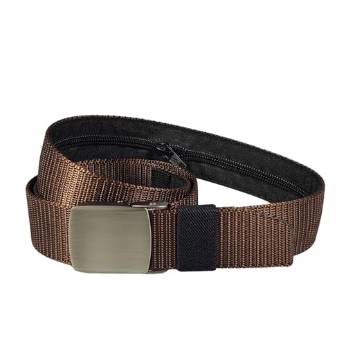 Fukamou Reisetaschengürtel, Geldgürtel Für Reisen - Cashsafe Anti-Diebstahl-Reisebrieftaschengürtel,Sicherheitsgeldgürtel Für -Wertsachen, Cashsafe Anti-Diebstahl-Geldbörse, Sicherer von Fukamou