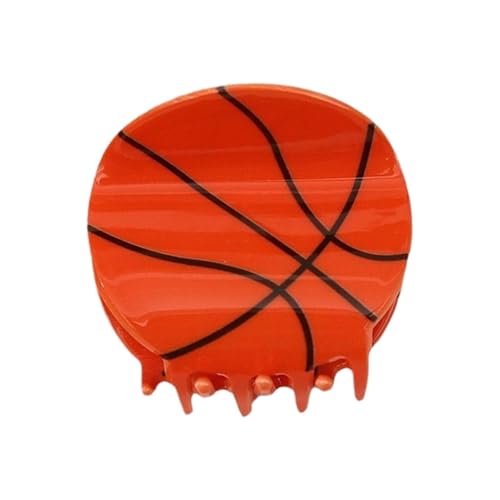 Fukamou Sport-Krallen-Clips, Ball-Haarspangen - Kreative Ball-Thema Fußball Tennis Basketball Fußball Haarspangen | Sport-Haarschmuck für Frauen und Mädchen von Fukamou