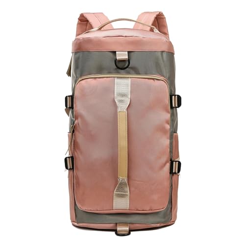 Fukamou Turnbeutel Mit Großer Kapazität | Große Sporttasche Für Damen Und Herren | Wasserdichter Reisetaschen-Rucksack Mit Schuhfach -Und Nassfach von Fukamou