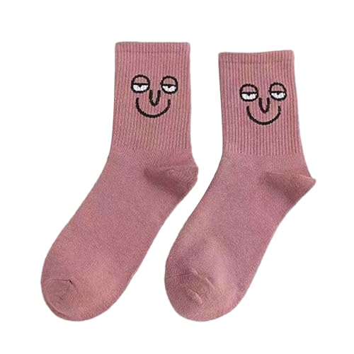 Interessante Runde Socken, Interessante Emotionale Persönlichkeitssocken, Trendige Ausdruckssocken, Schweißabsorbierende Und Atmungsaktive Strü pfe von Fukamou