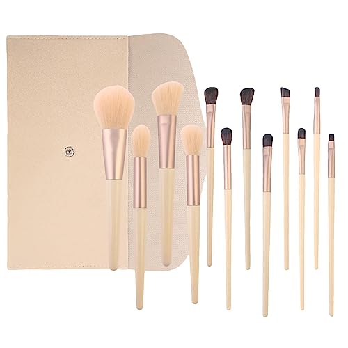 Pinselset Makeup | 12 Stück Make Up Pinsel Set Für Frauen Mädchen — Ink. Augen Pinsel, Blending Brush, Foundation Pinsel, Rougepinsel Usw von Fukamou