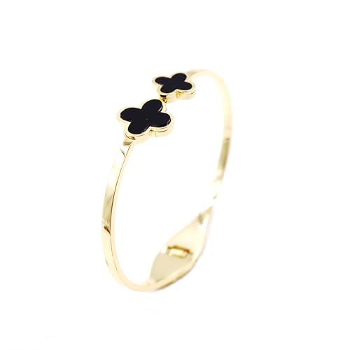 Fukugems 14K Gold überzogene Cubic Zirkonia Messing Armreifen für Frauen, vergoldeter Armreif Style-3 Fukugems 14K Gold überzogene Cubic Zirkonia Messing Armreifen für Frauen, vergoldeter Armreif Style-3 von Fukugems