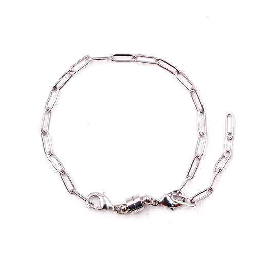 Fukugems Edelstahl Kette Armband für Frauen, Paperclip Kette Armband von Fukugems