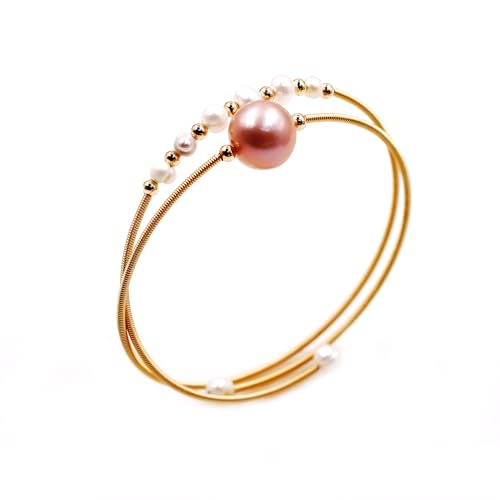 Fukugems Süßwasser Perlenarmband für Frauen, zierliche Perlenarmband, 7 Pearl layered bracelet Style-9 Fukugems Süßwasser Perlenarmband für Frauen, zierliche Perlenarmband, 7 Pearl layered bracelet Style-9 von Fukugems