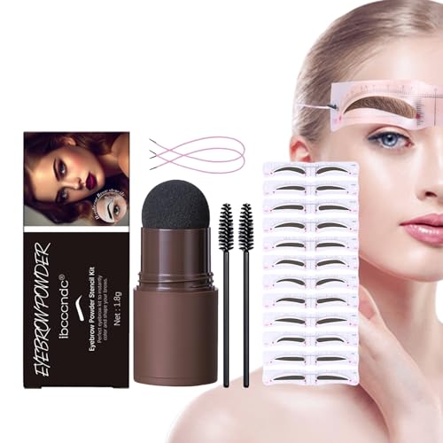 Augenbrauen-Set für Frauen,Wischfestes Augenbrauenschablonen-Formungsset | 12 Augenbrauen-Vorlagen als Geschenk für Anfänger und erfahrene Make-up-Liebhaber von Fulenyi