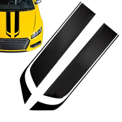 Auto Racing Stripes Aufkleber | auffälliger, selbstklebender Autostreifen-Aufkleber, Automobil-Verkleidungszubehör für Geländewagen, LKW, Minivan, Rennwagen, SUV Fulenyi von Fulenyi