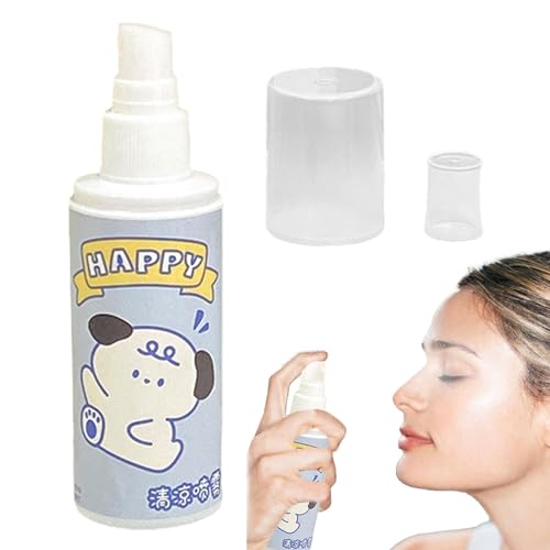 Cool Down Spray, Kühlspray für die Haut,80 ml Körperkühlspray - Spray zur sofortigen Reduzierung der Temperatur. Kleines, leichtes, erfrischendes, schützendes und hautfreundliches Spray für von Fulenyi