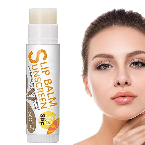 Feuchtigkeitsspendender Lippenbalsam - Lippenpflegeprodukte - Sonnenschutz-Lippenbalsam mit Fruchtgeschmack, langanhaltende, feuchtigkeitsspendende Lippenreparatur für Männer, Frauen und Fulenyi von Fulenyi