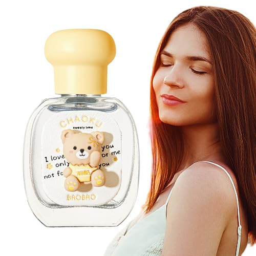 Floral fruchtig, 25 ml, transparentes Öl in Bärenform mit fruchtigen Blumen, langanhaltender Körperspray für positive und dynamische Frauen von Fulenyi